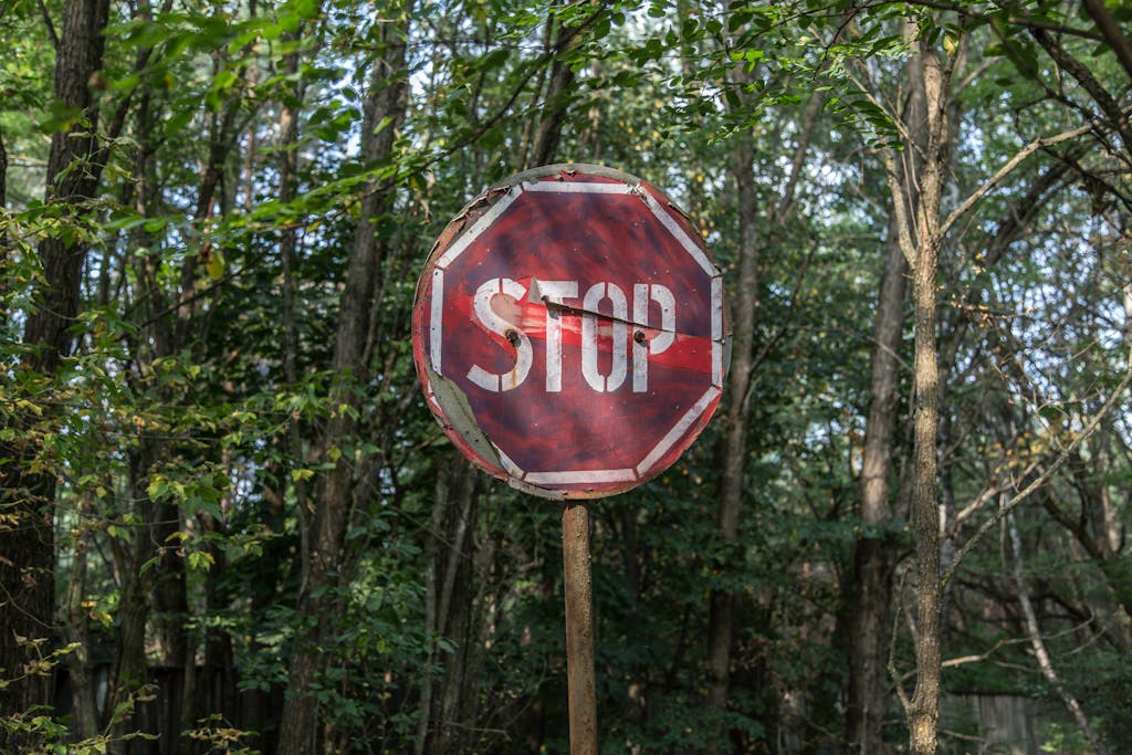 Red and White Stop Road Signage - The Explore Horizon