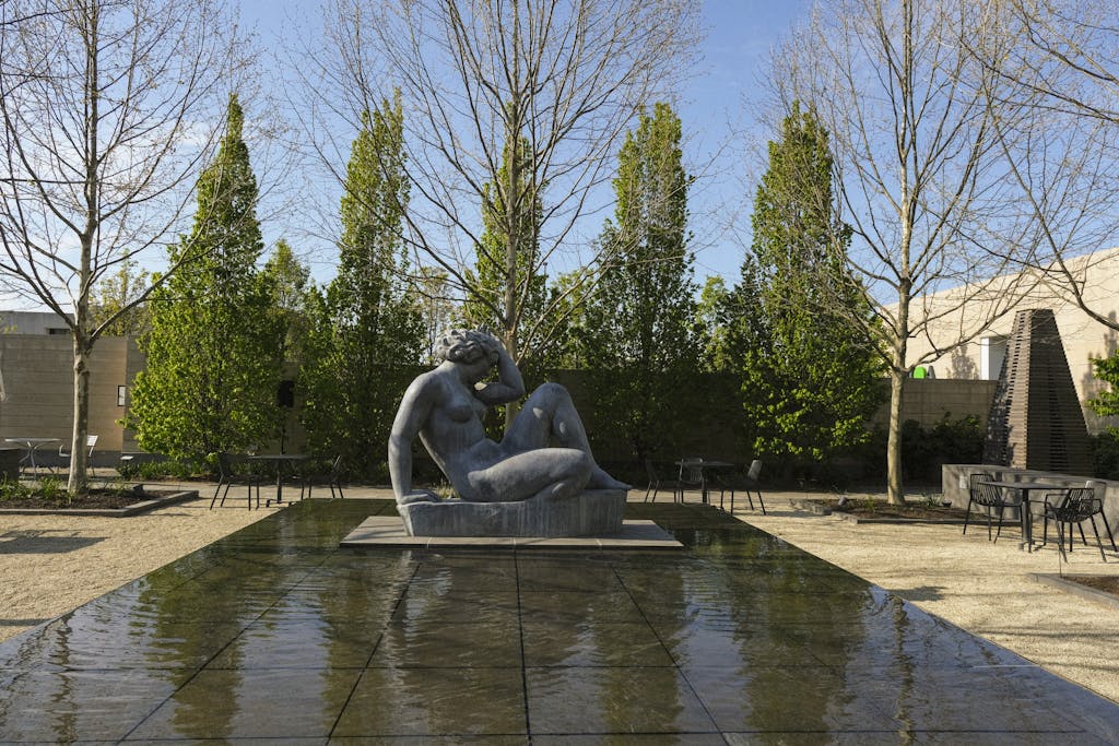 The Statue in the Water Fountain of the Columbus Museum of Art - The Explore Horizon