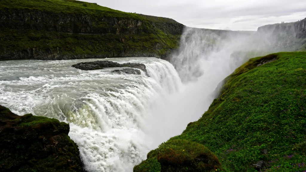 Gullfoss Waterfall in Iceland  | The Most Famous Waterfall in the World Gullfoss waterfall -  The Explore Horizon